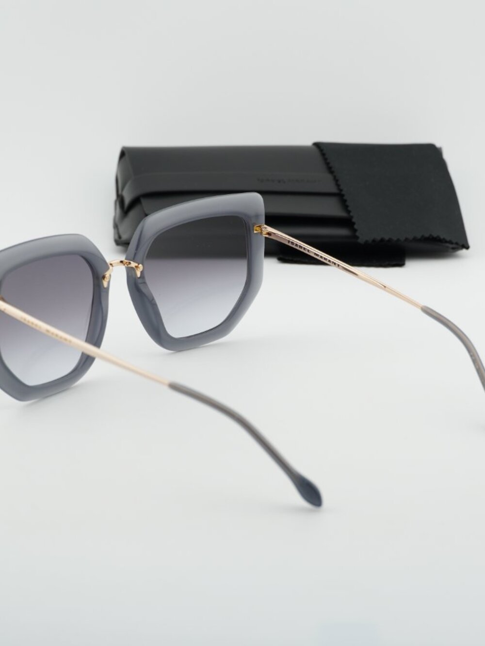 Isabel Marant IM 0149/S 0FT3 GB Geometric Sunglasses - Grey/Gold - Picture 12 of 12